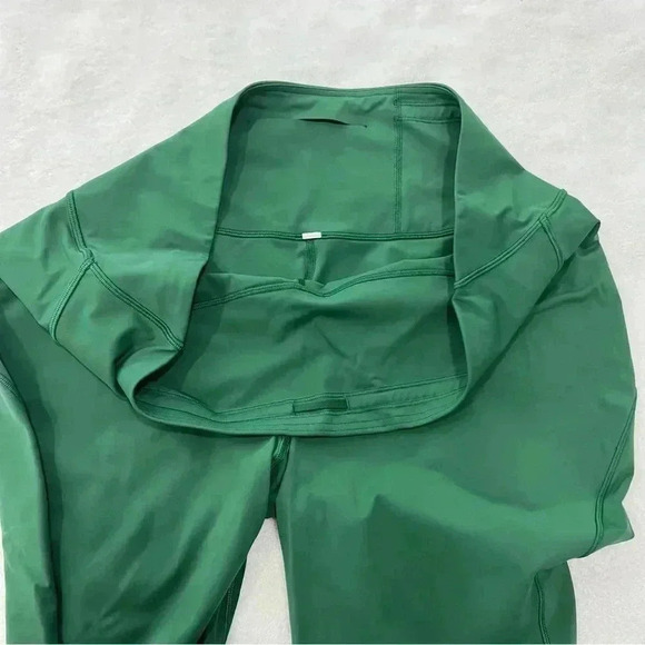 Lululemon Base Pace High Rise Crop 23”Brushed Nulux Everglade Green. Siz… - Picture 6 of 13